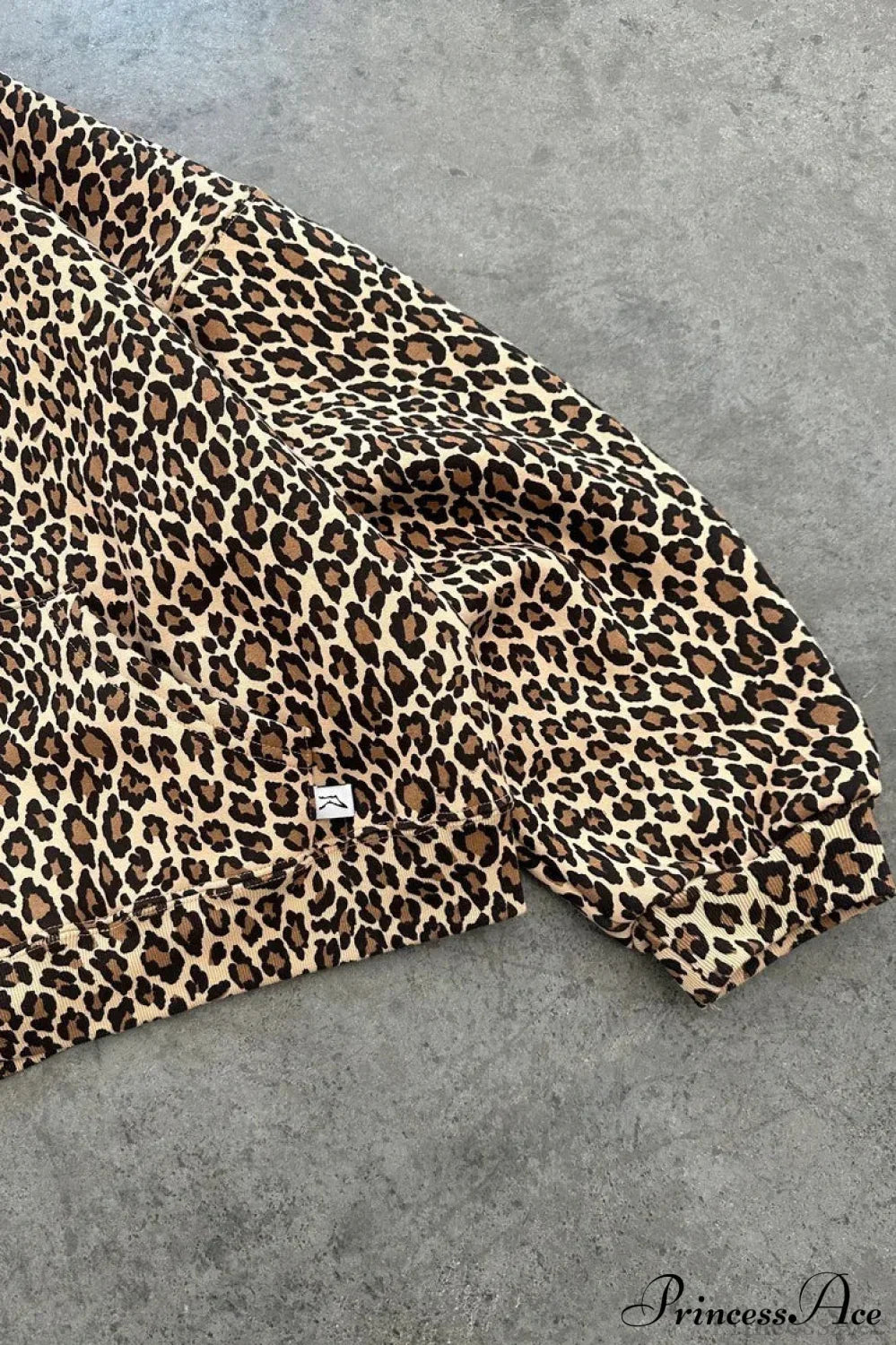 Y2K Leopard Print Hip-Hop Hoodie image 5