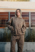 Y2K Leopard Print Hip-Hop Hoodie image 1