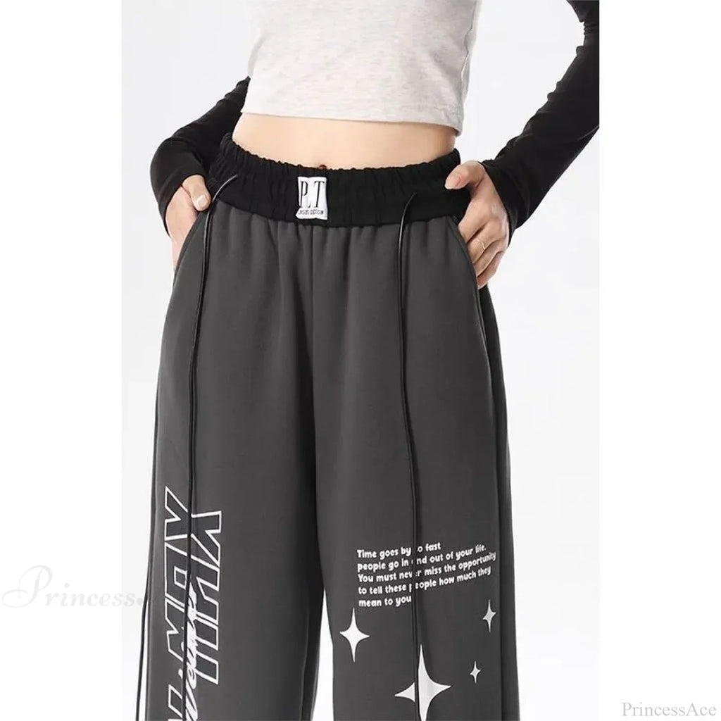 Y2K Letter Print Pants image 4