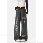 Y2K Letter Print Pants image 3
