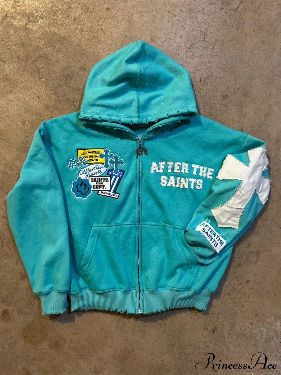 Y2K Letter Print  Street Casual Hoodie image 4