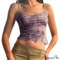 Y2k Mesh Sheer Floral T-Shirts image 6