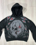 Y2K Mysterious Cartoon Zipper Hoodie image 1