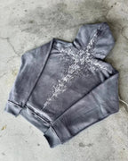 Y2K Mysterious Embroidery Hoodie image 3