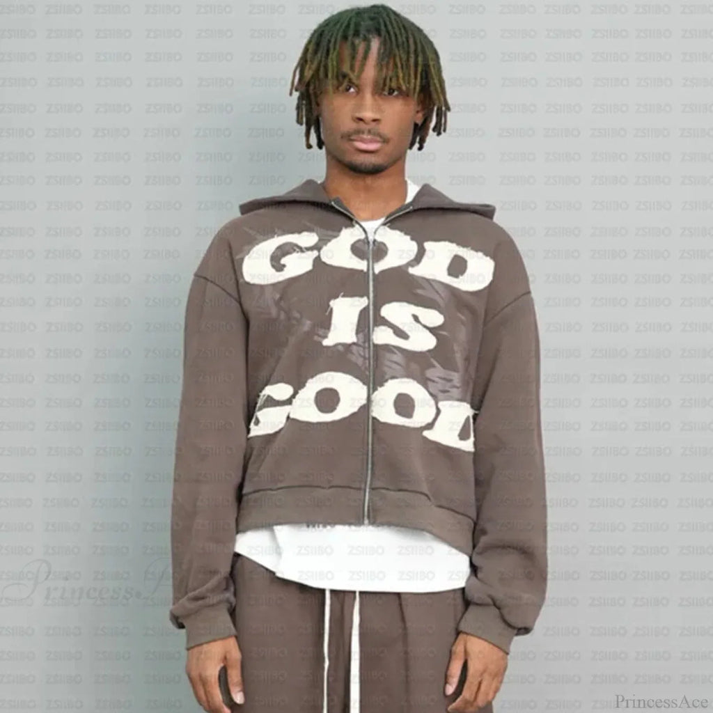 Y2K Mysterious Letter Embroidery Hoodie image 3