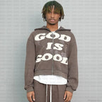 Y2K Mysterious Letter Embroidery Hoodie image 3