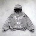 Y2K Mysterious Needlework Zipper Hoodie image 5