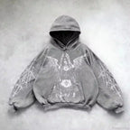 Y2K Mysterious Needlework Zipper Hoodie image 5