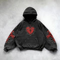 Y2K Mysterious Patchwork Zipper Hoodie image 1