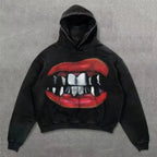 Y2K Mysterious Rap Urban Hoodie image 1
