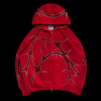 Y2K Mysterious Rhinestone Zipper Hoodie image 4