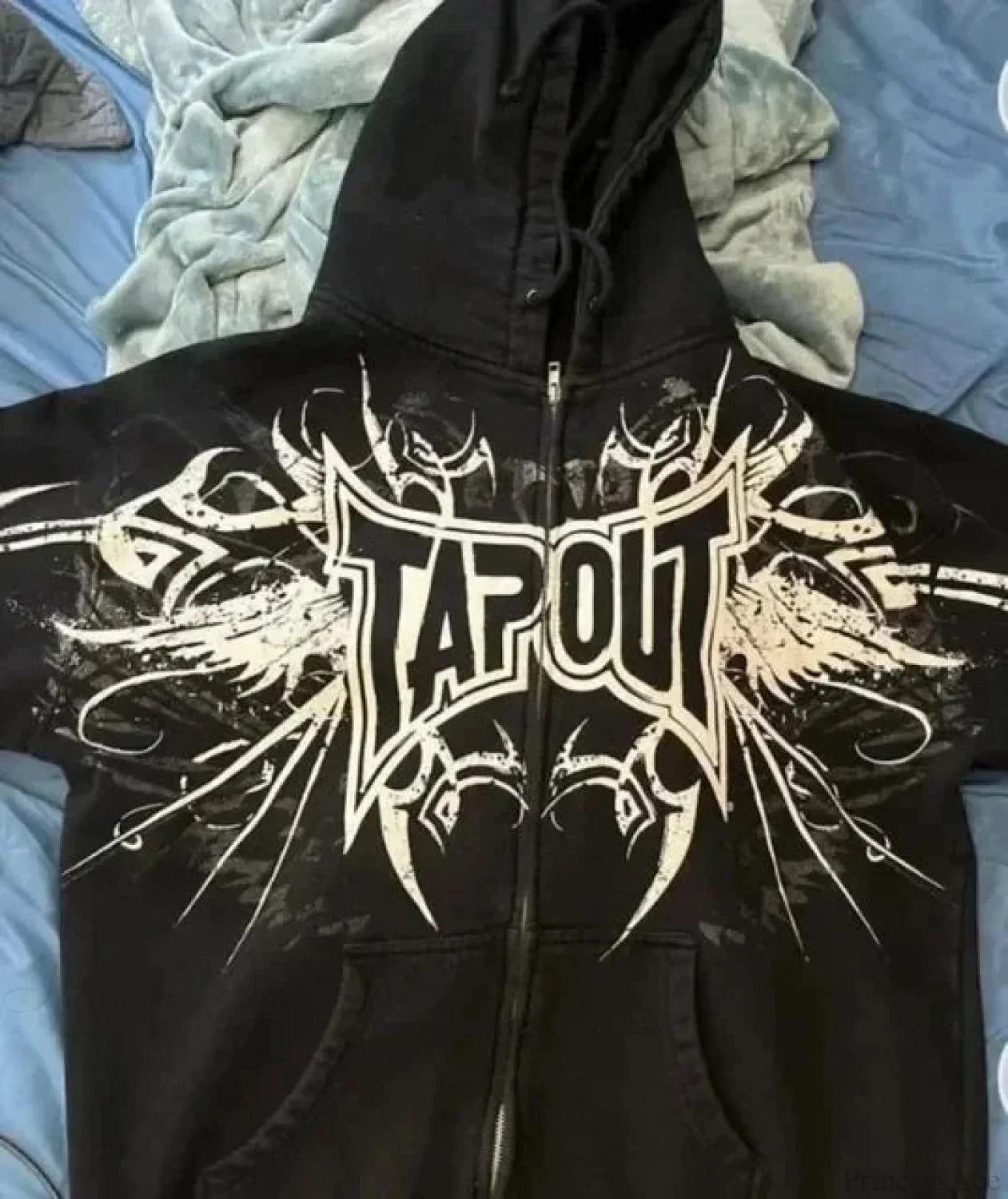 Y2K Mysterious Visual Zipper Hoodie image 4