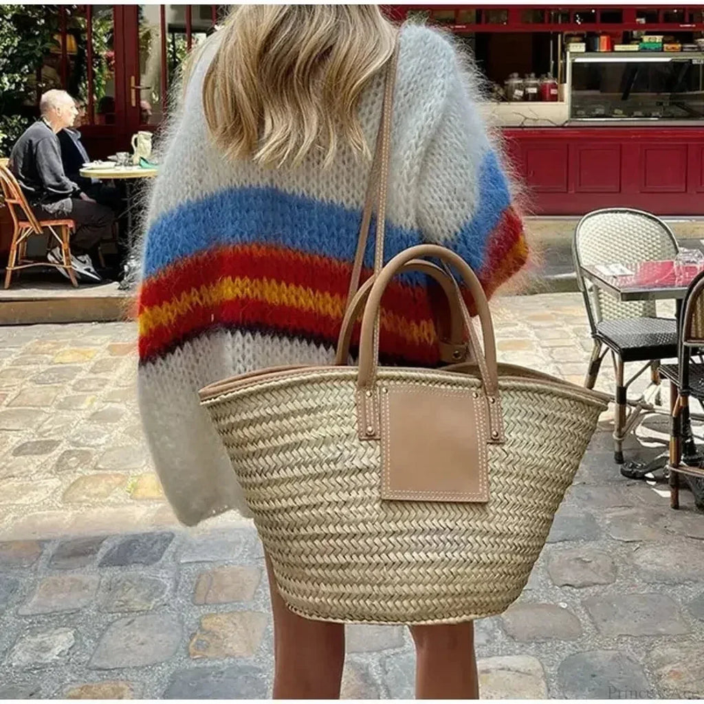 Y2K Open Front Loose Stripe Cardigan image 5
