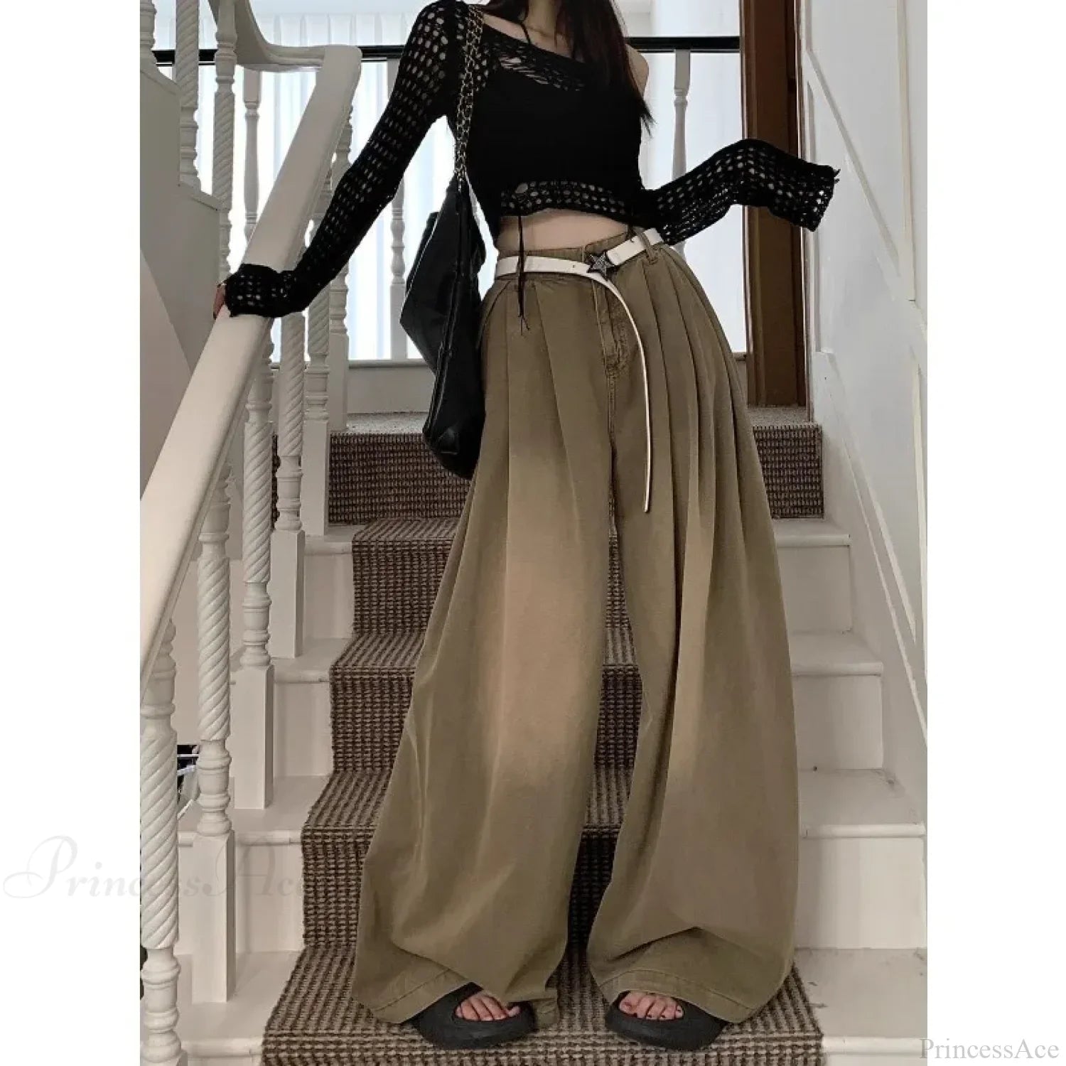 Y2K Oversized Cargo Baggy Women Pants image 1
