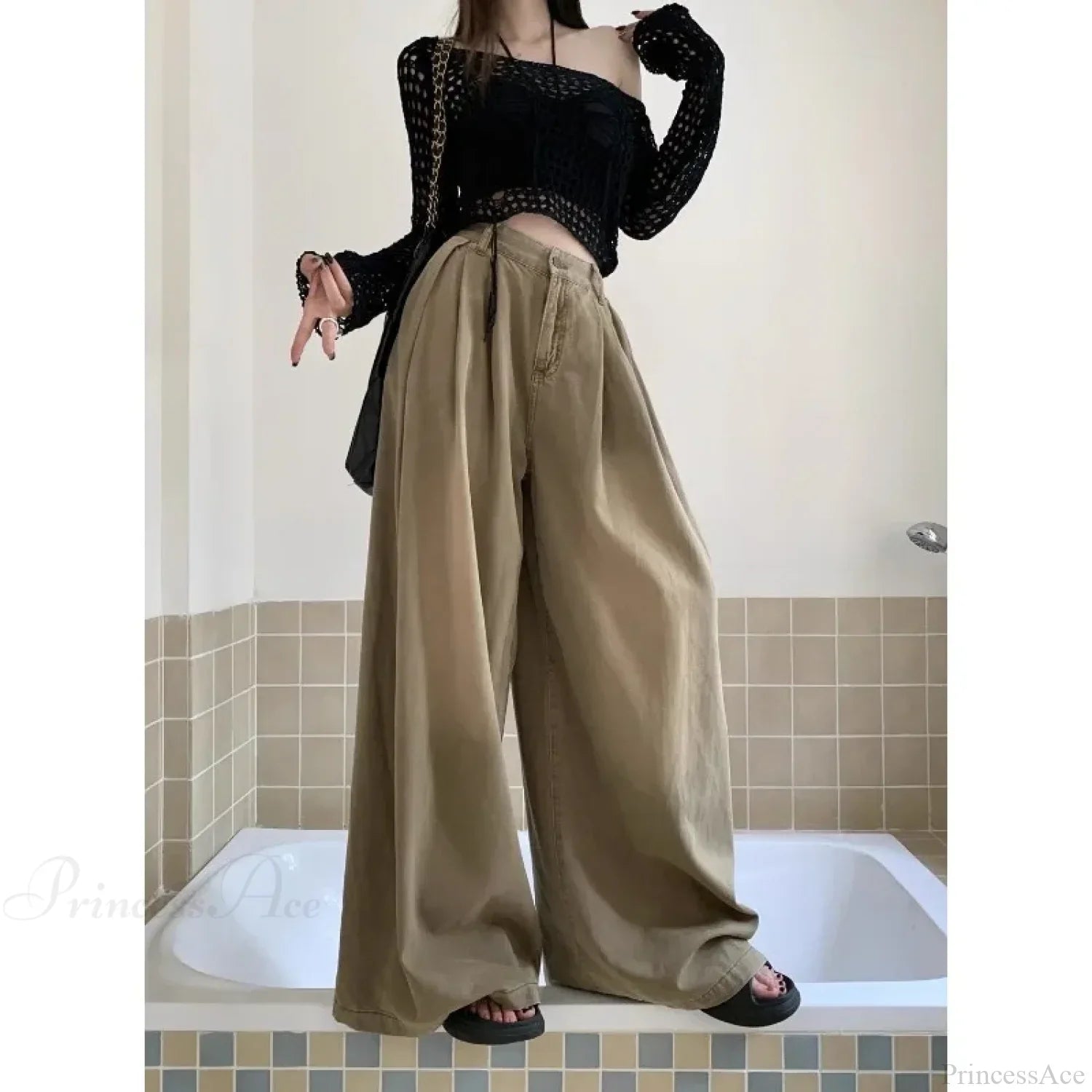Y2K Oversized Cargo Baggy Women Pants image 3