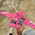 Y2K Retro Letter Hoodie image 3