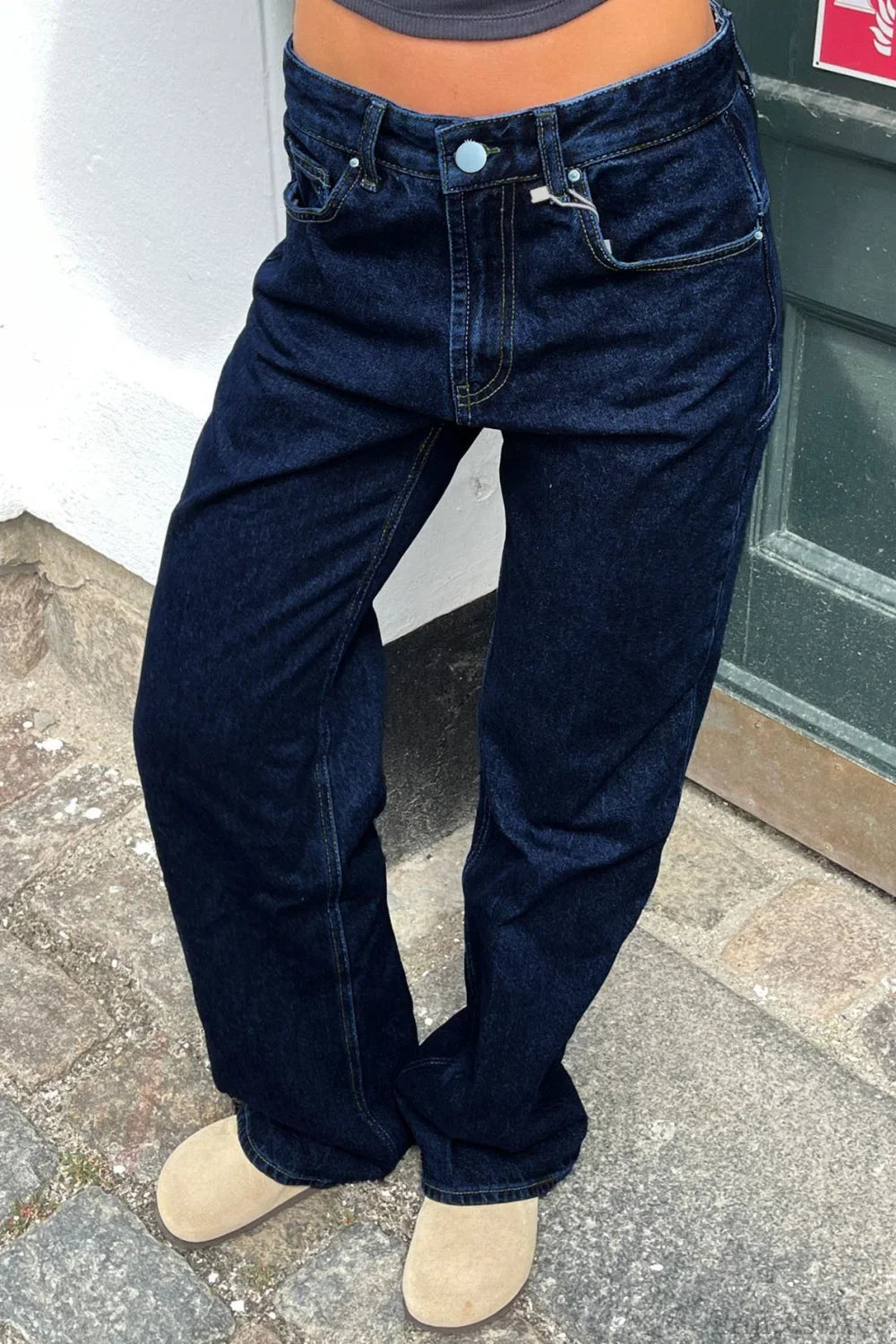 Y2K Star Color-Block Patchwork Jeans image 6