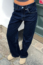 Y2K Star Color-Block Patchwork Jeans image 6