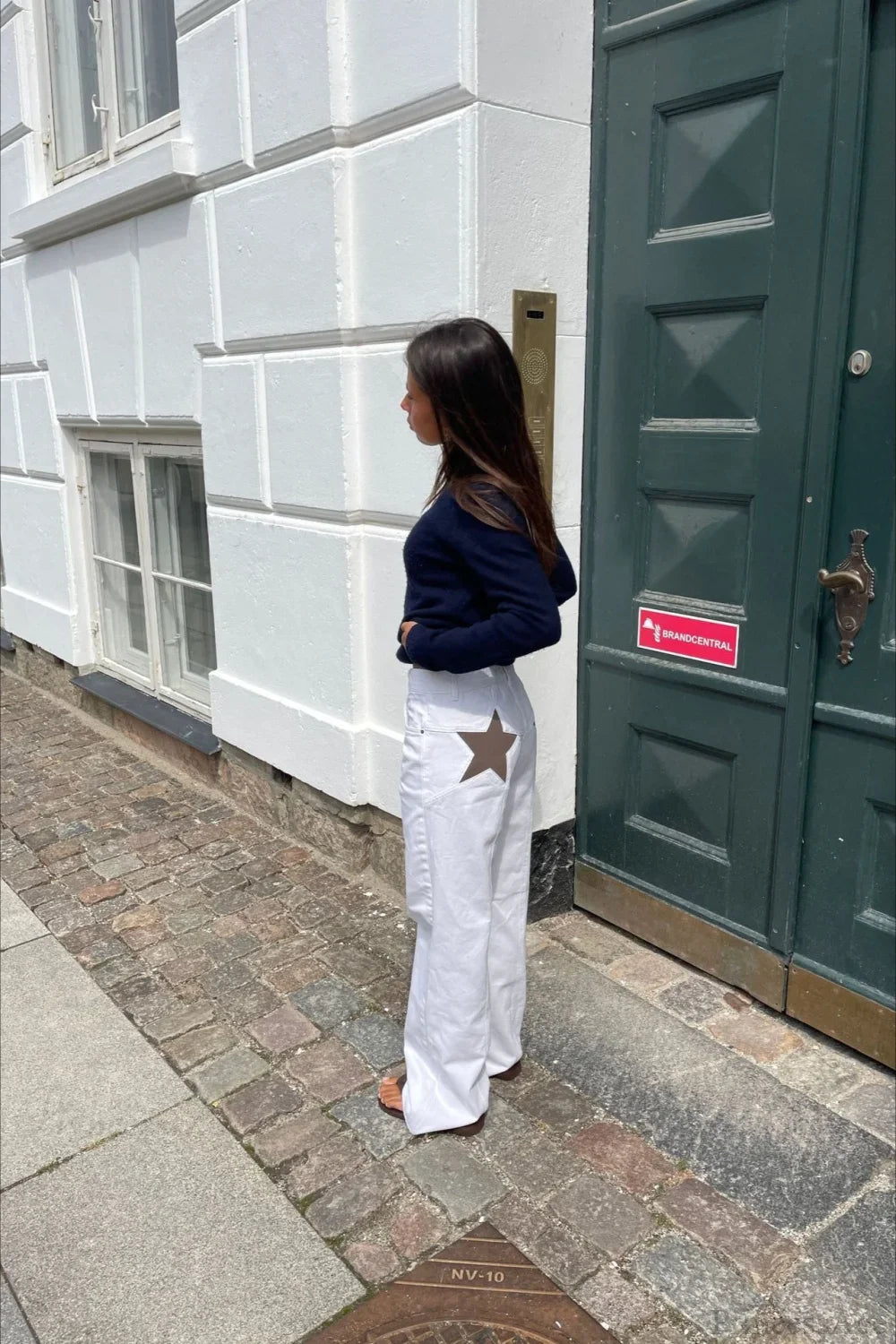 Y2K Star Color-Block Patchwork Jeans image 18