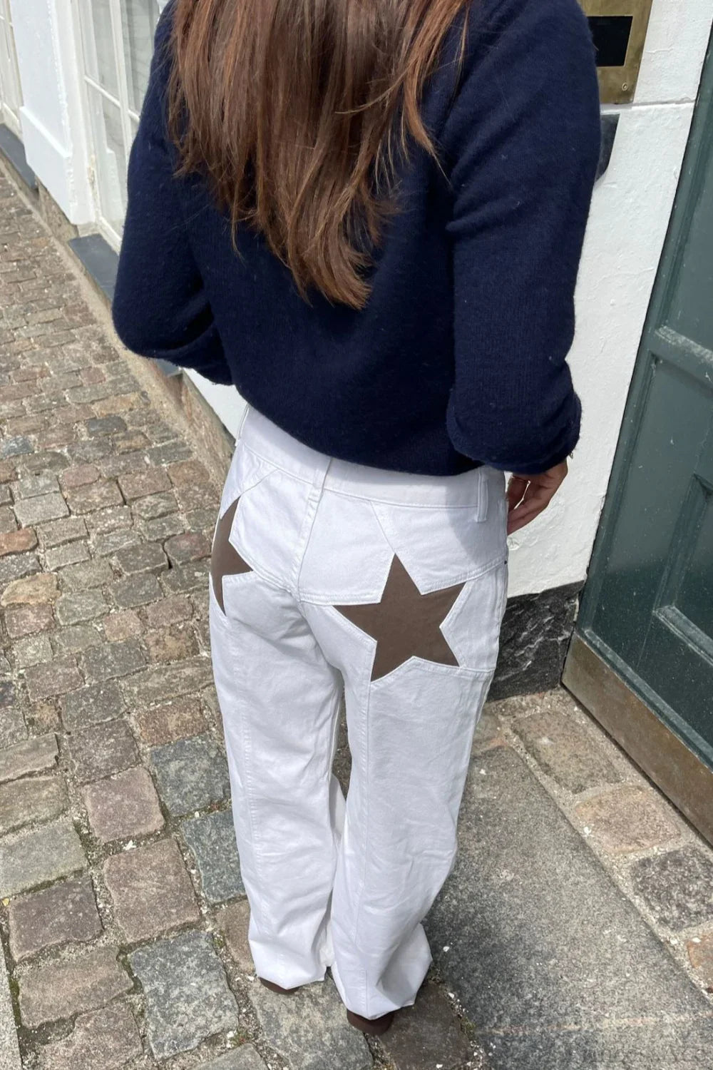 Y2K Star Color-Block Patchwork Jeans image 17