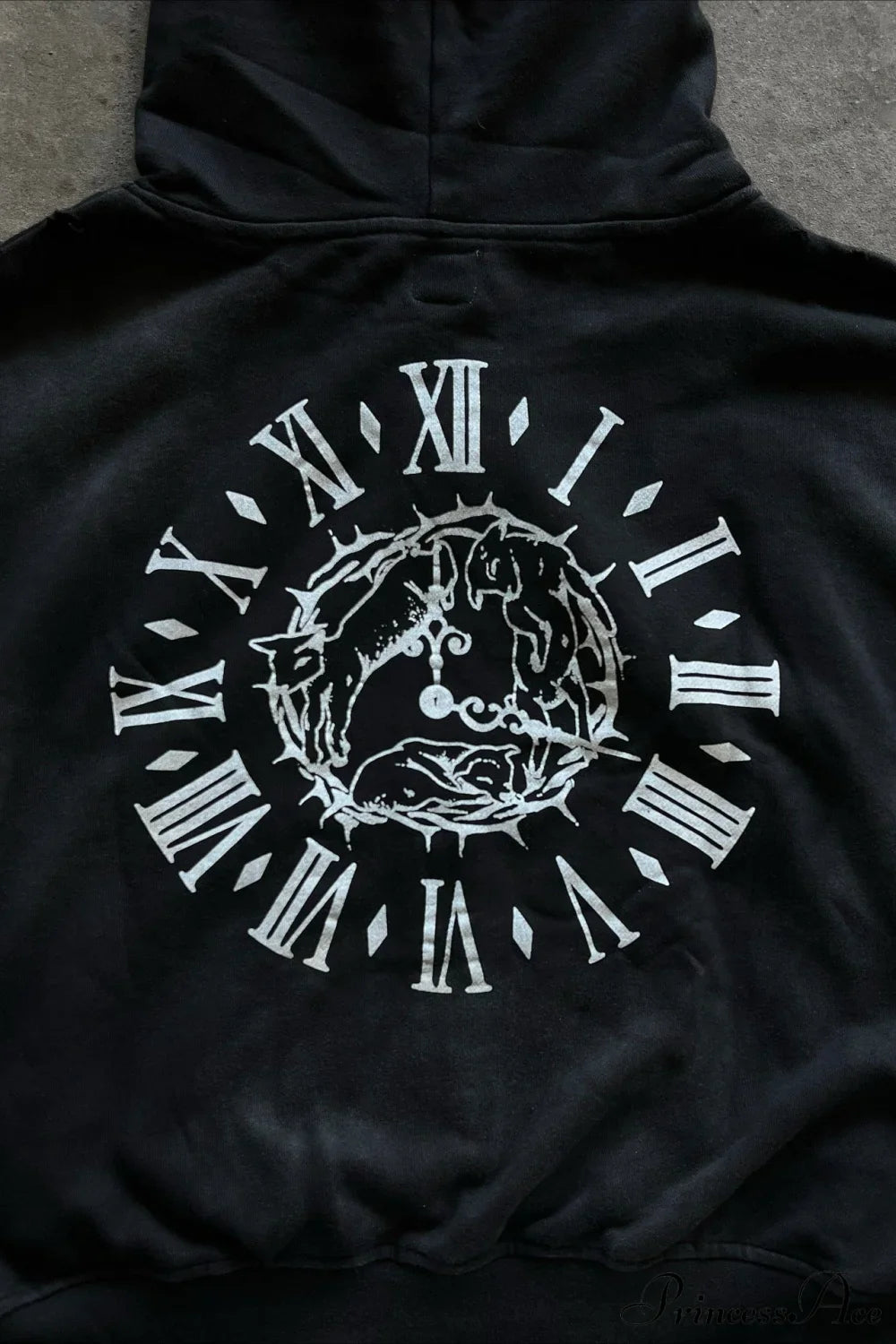 Y2K Street Dark Zip Stylish Hoodie image 5
