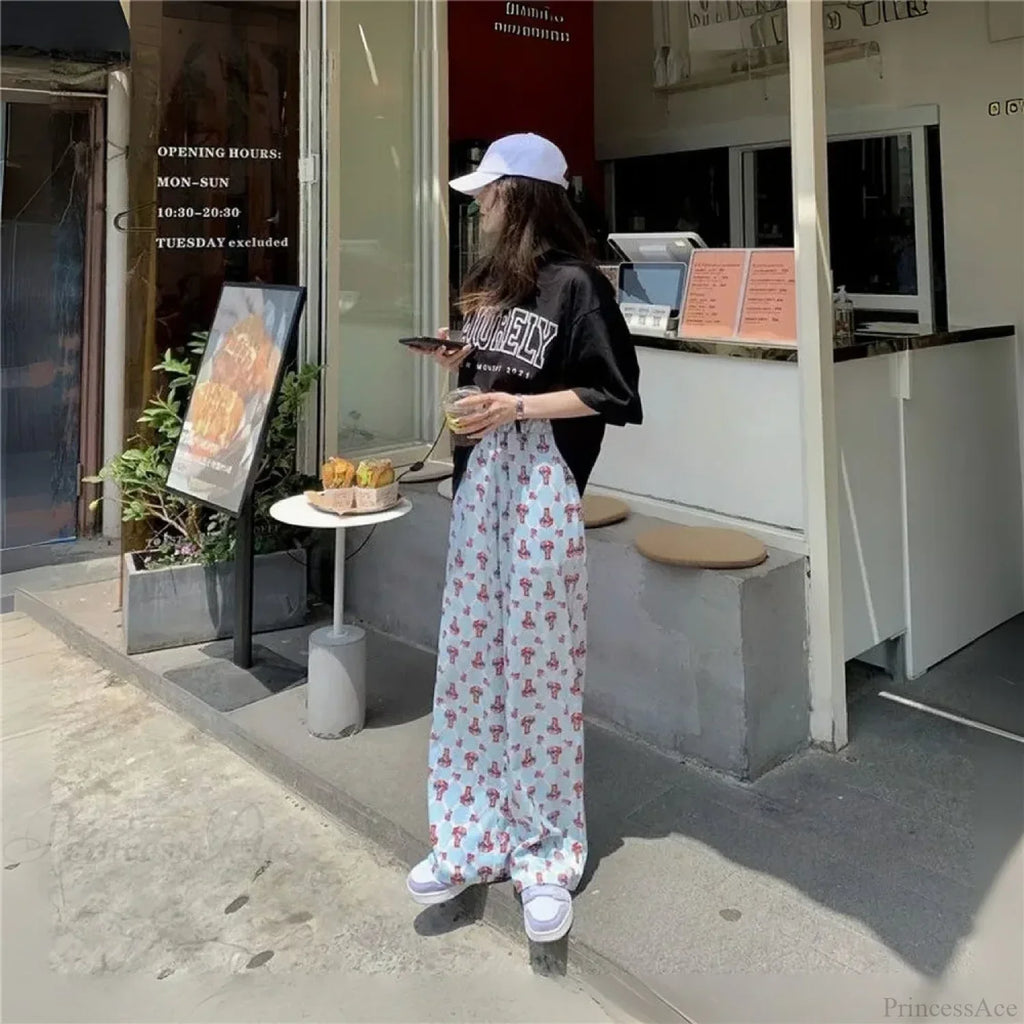 Y2K Vintage High Waisted Sweet Street Pant image 4