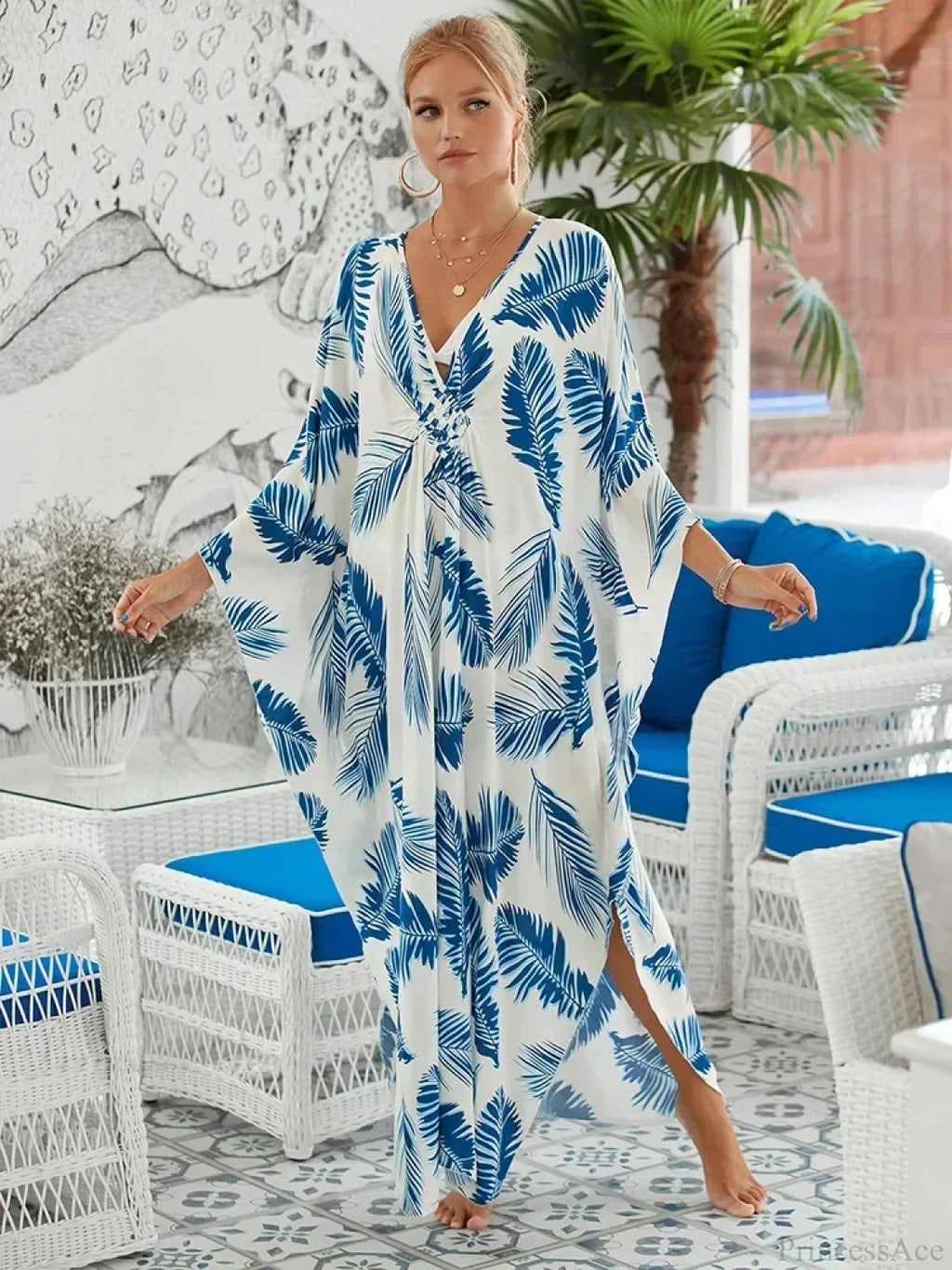 Zebra Stripes Long Dress Cover Up image 20