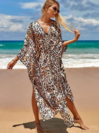 Zebra Stripes Long Dress Cover Up image 1