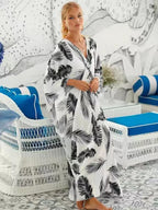 Zebra Stripes Long Dress Cover Up image 22