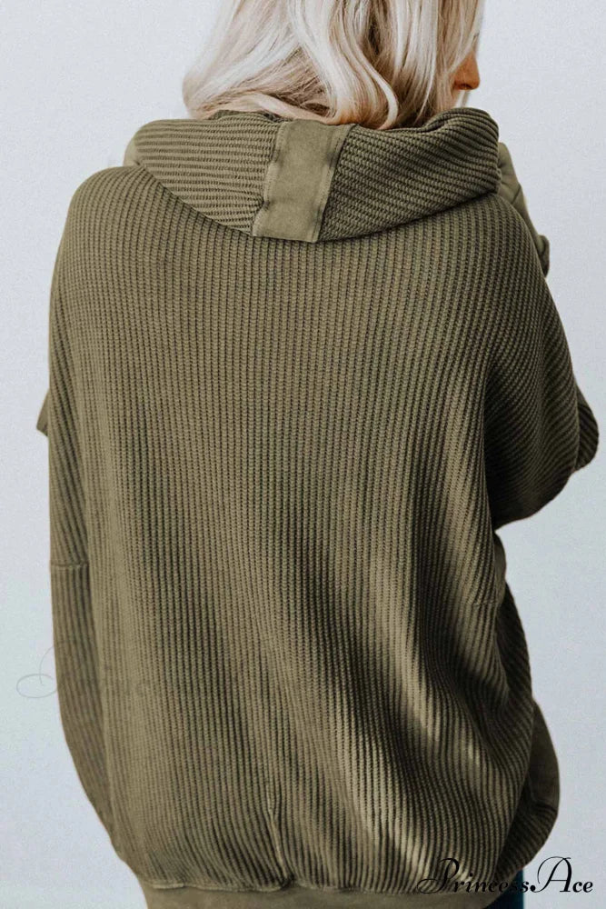 Zipper Waffle Hoodie image 21