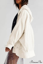 Zipper Waffle Hoodie image 11
