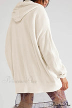 Zipper Waffle Hoodie image 10