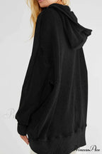 Zipper Waffle Hoodie image 7