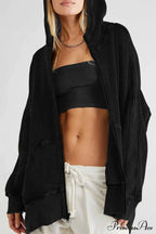 Zipper Waffle Hoodie image 5