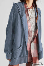 Zipper Waffle Hoodie image 17