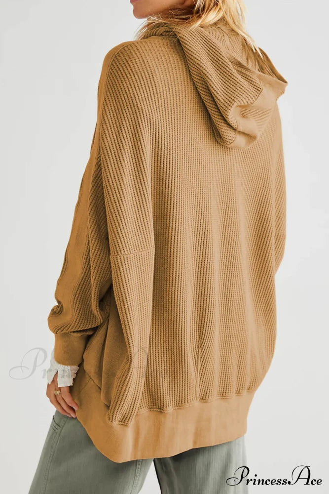 Zipper Waffle Hoodie image 14